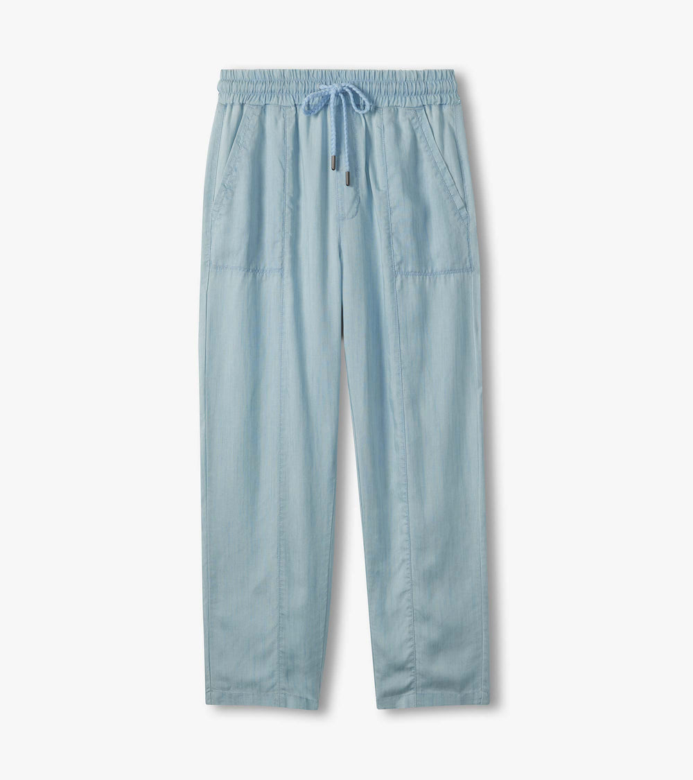 Hatley Straight Leg Pant - Soft Blue Wash