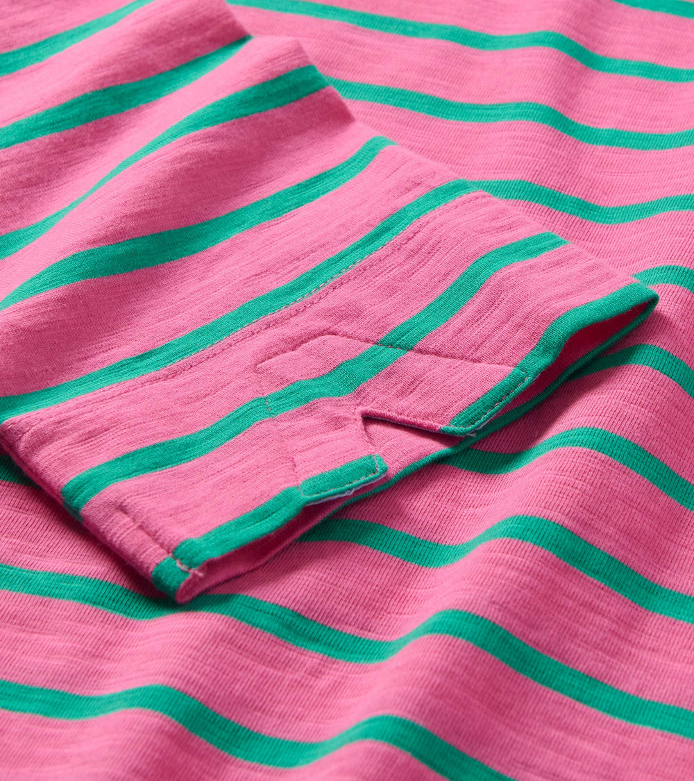 Hatley Button Breton - Watermelon Stripes