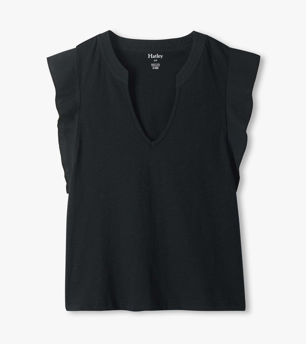 Hatley Mix Media Tank - Caviar