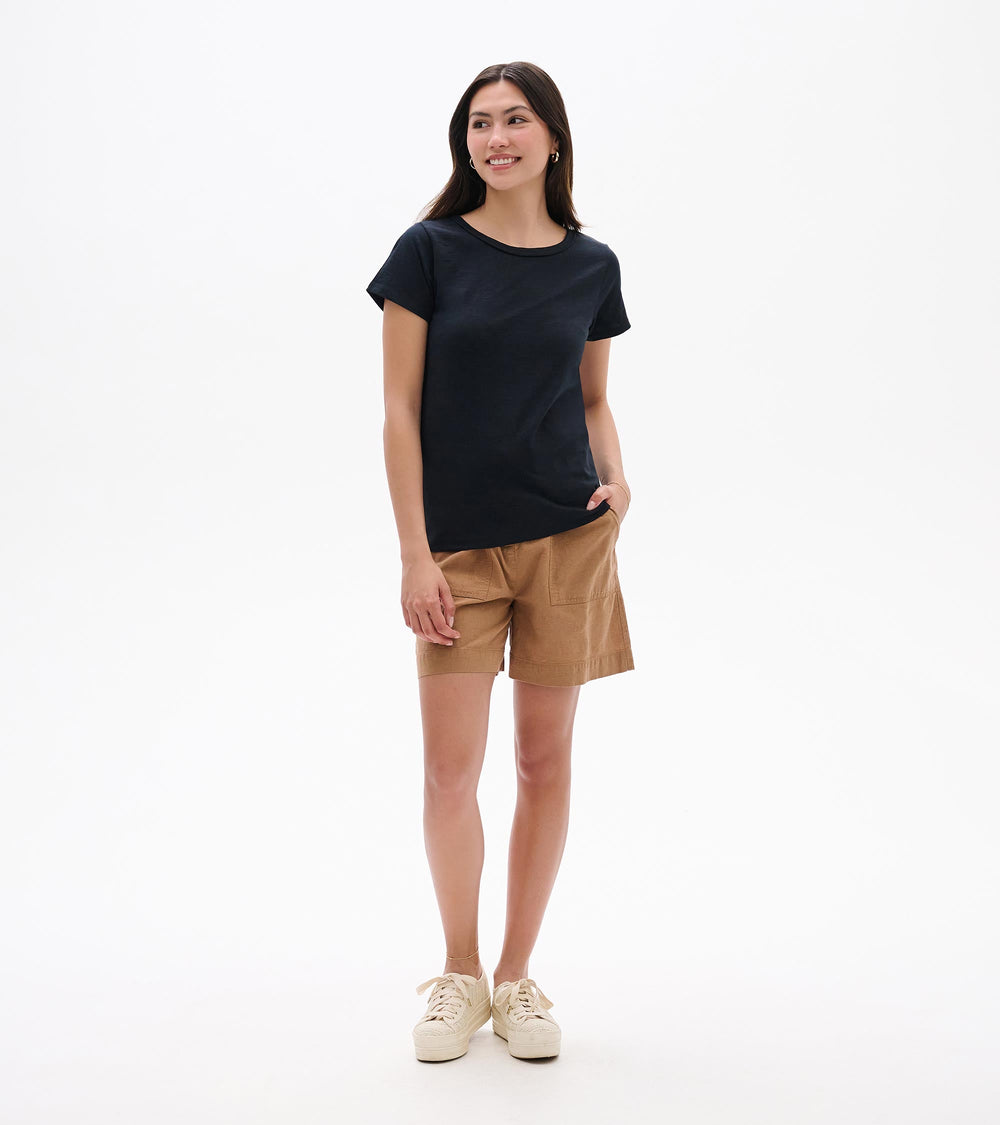 Hatley Essential Crew Neck Tee - Caviar