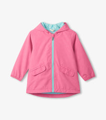 Hatley Girls Color Reveal Butterflies Microfiber Rain Jacket