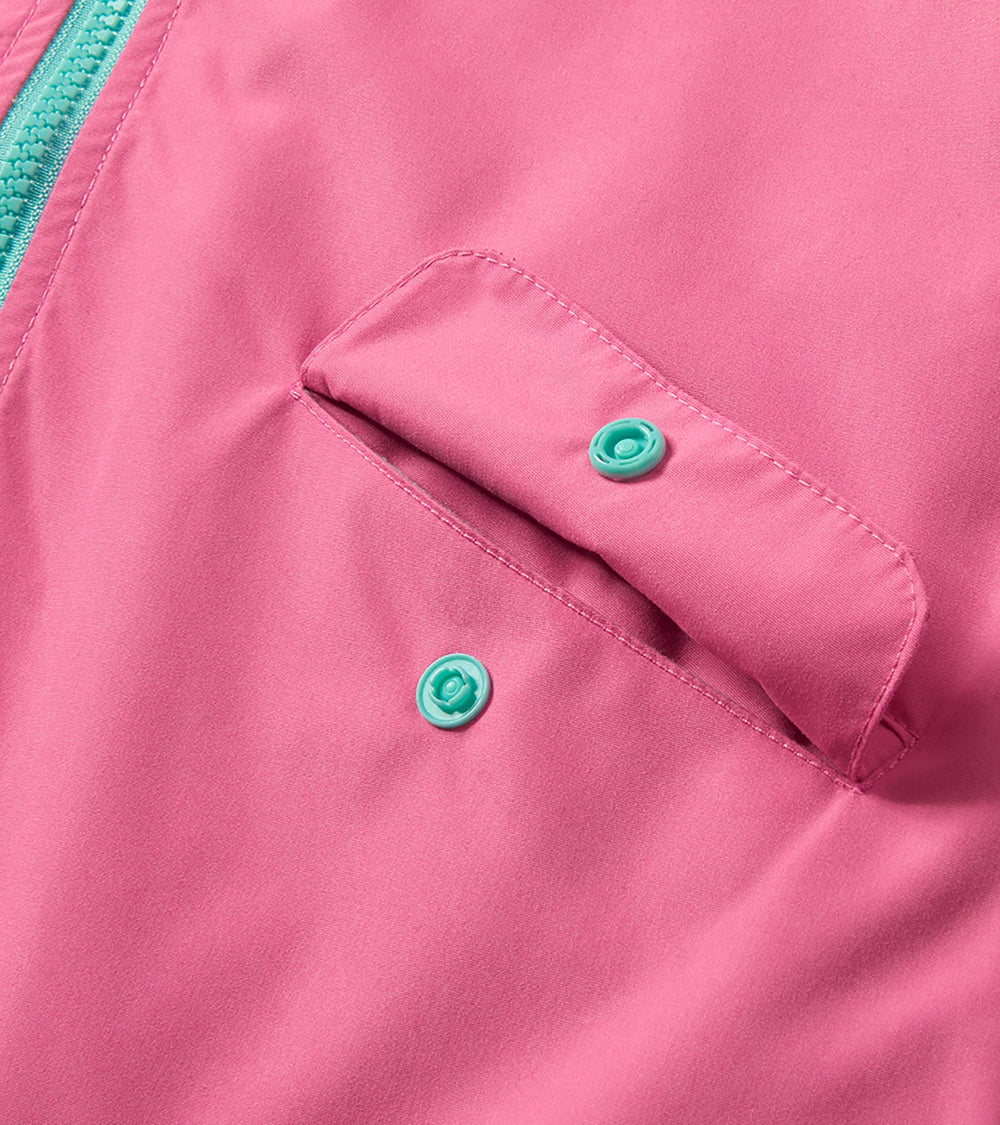 Hatley Girls Color Reveal Butterflies Microfiber Rain Jacket