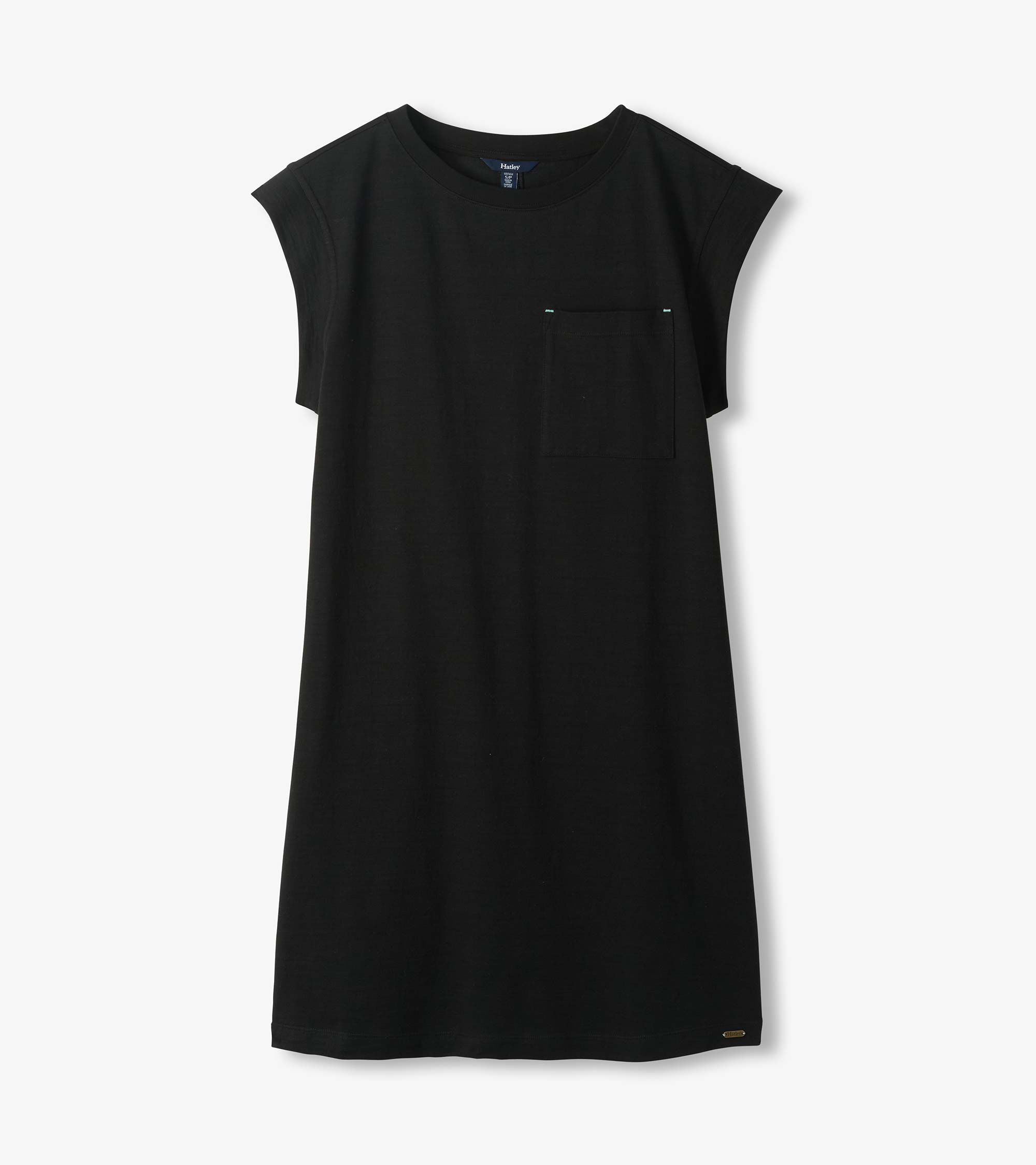 Hatley Pocket Tee Dress - Black