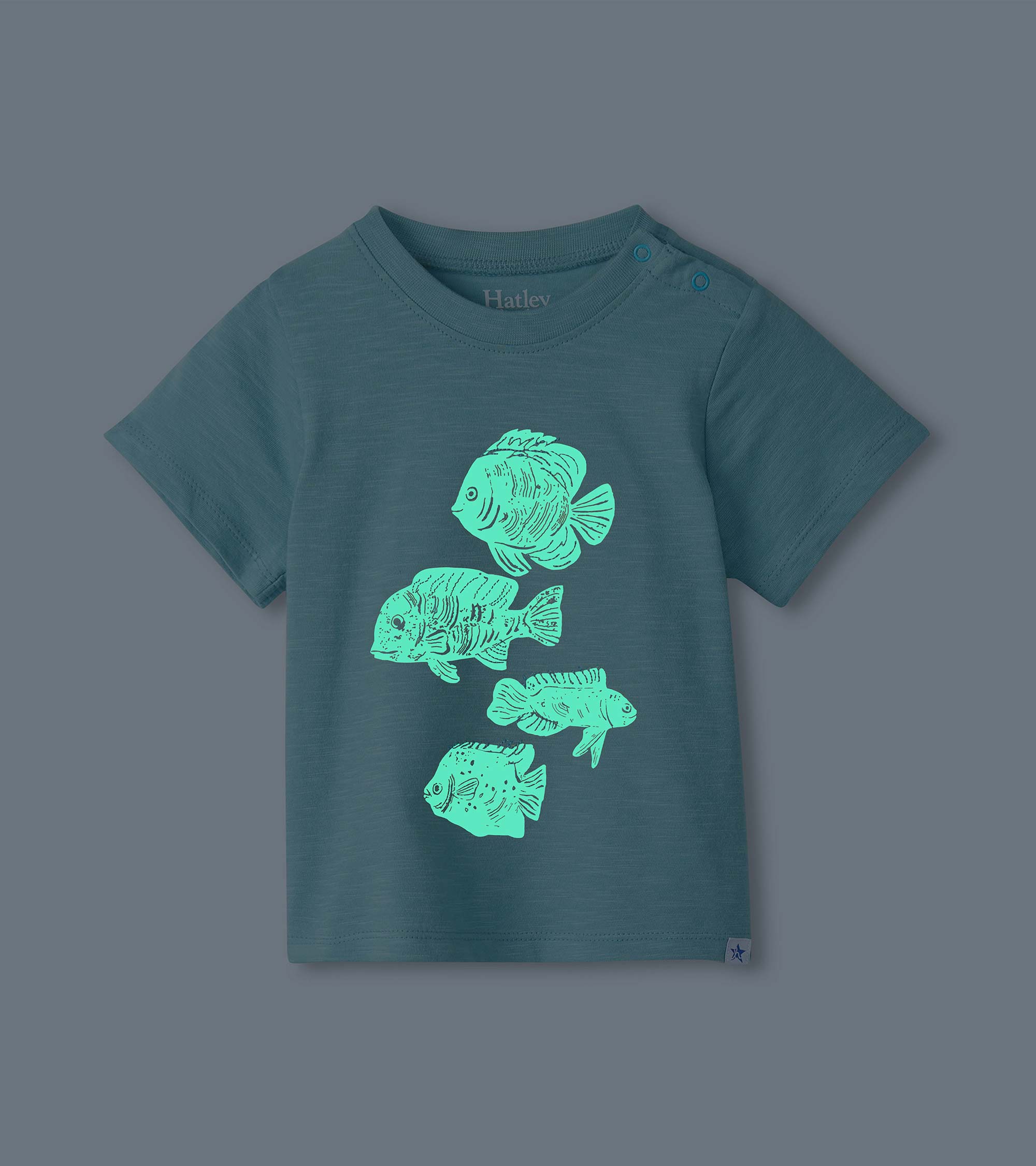 Hatley Baby & Toddler Boys Glow in the Dark Fish T-Shirt