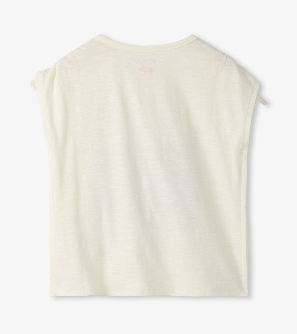 Hatley Girls Friendship Bracelet Cinched Shoulder Top