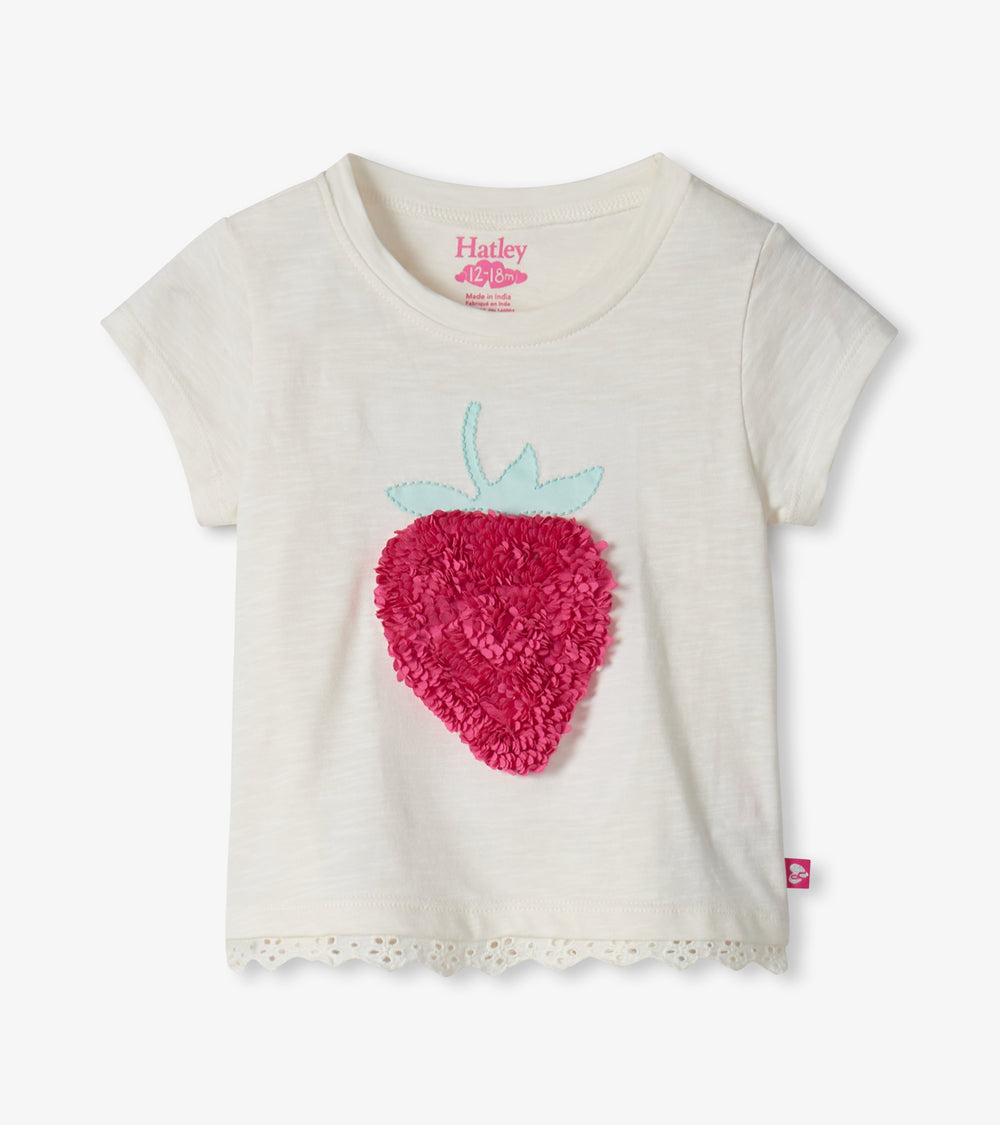 Hatley Baby & Toddler Girls Raspberry T-Shirt & Short Set