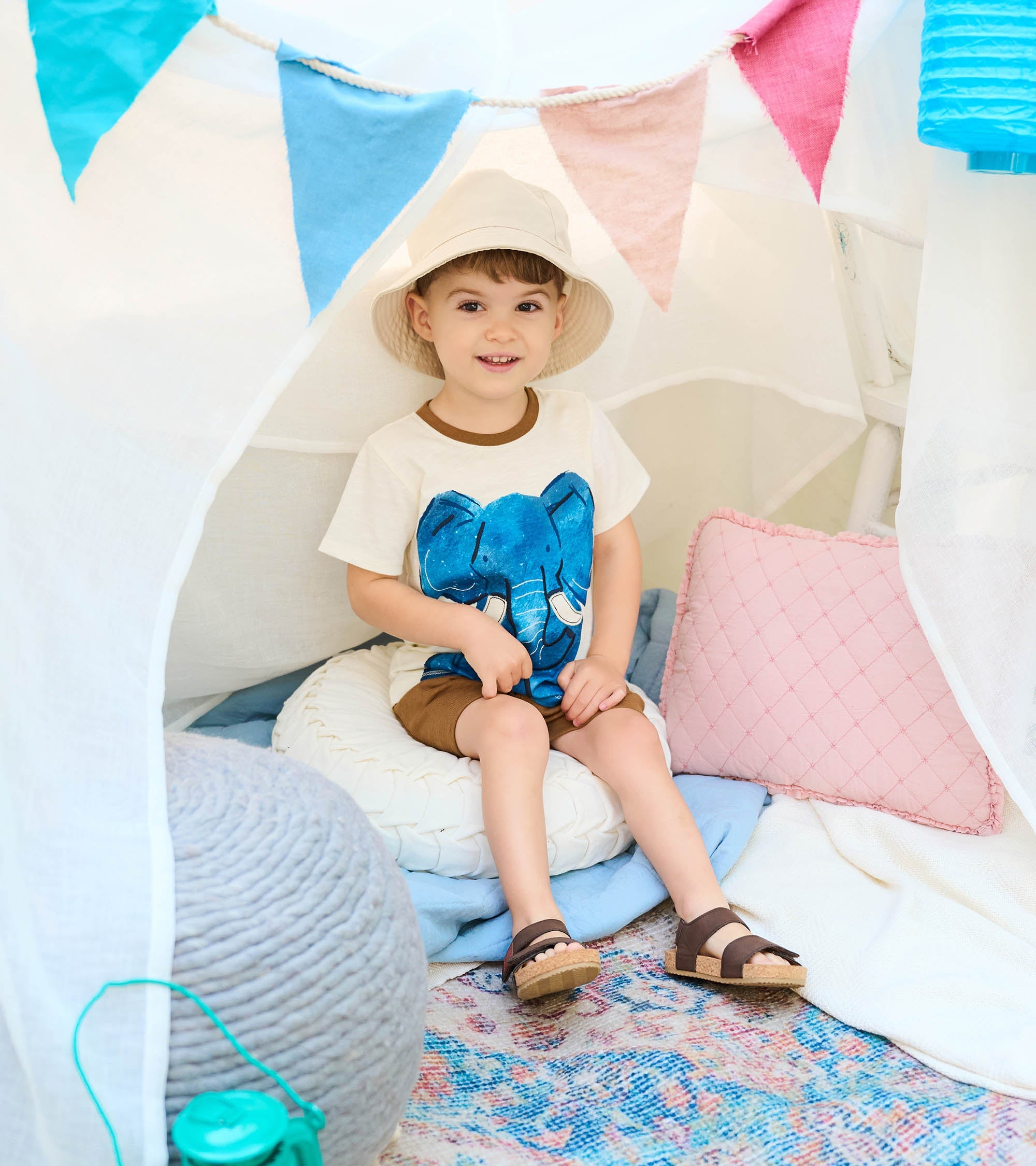 Hatley Baby & Toddler Boys Elephant T-Shirt & Shorts Set