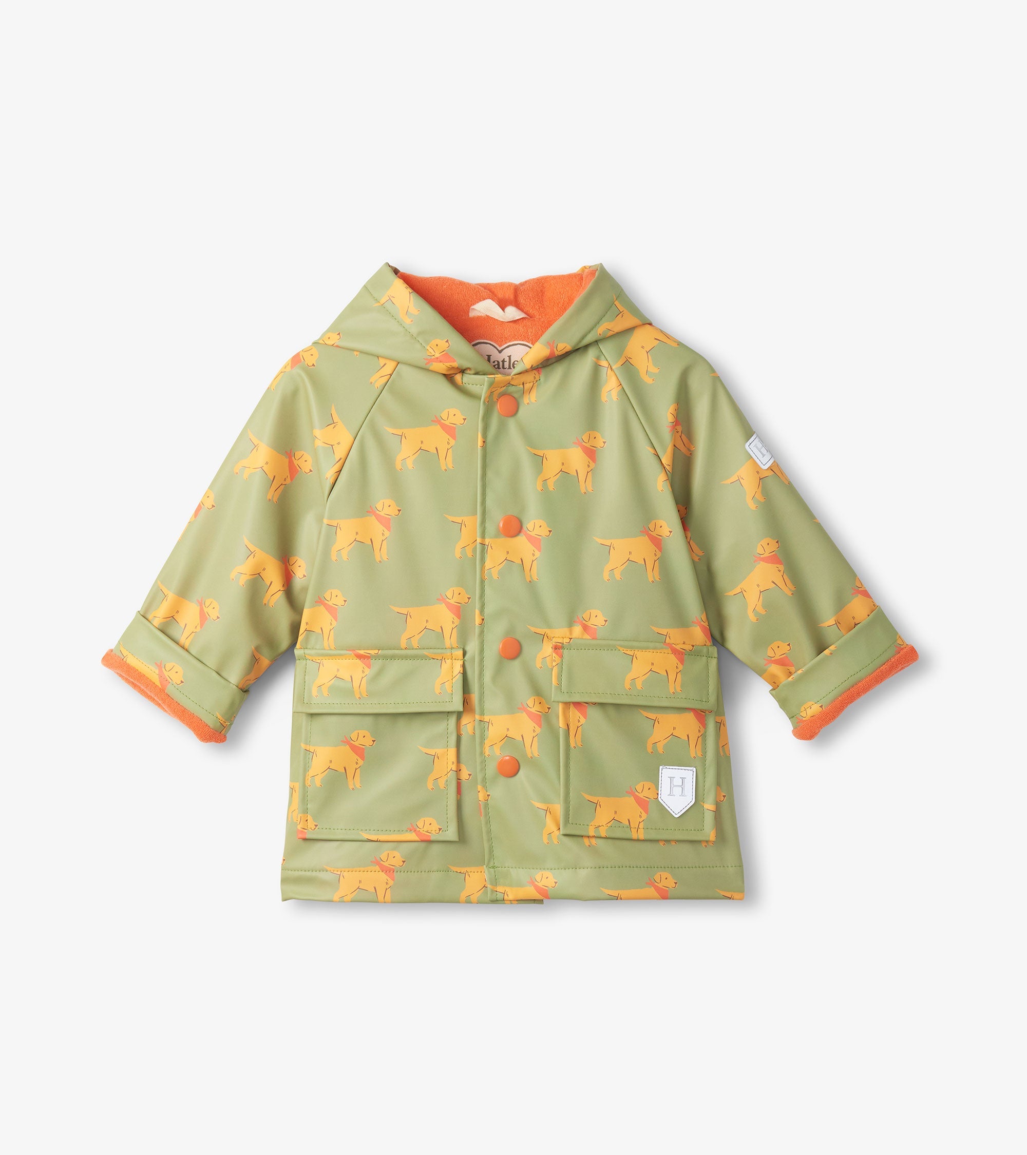Hatley Baby & Toddler Boys Camping Puppy Button-Up Rain Jacket