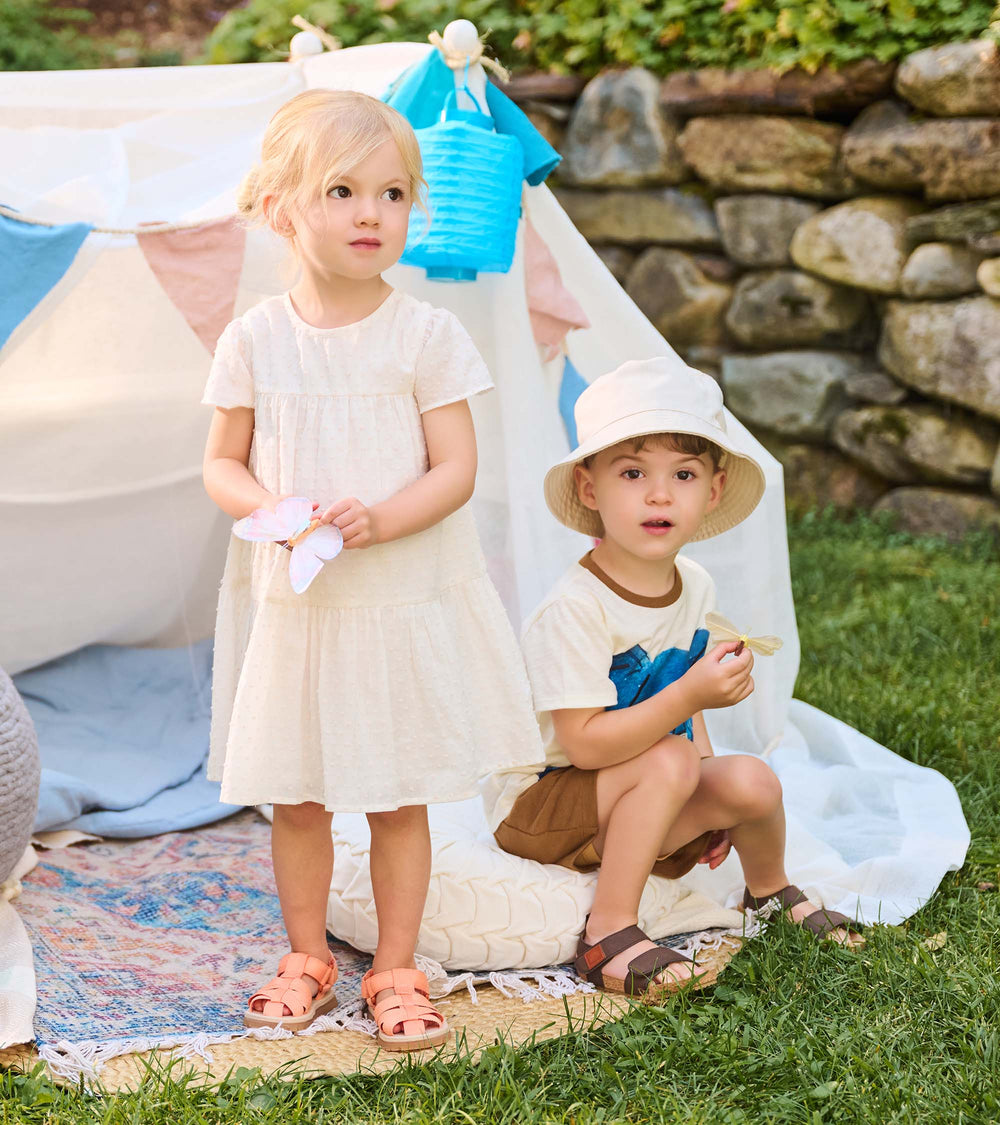 Hatley Baby & Toddler Girls Pearl Swiss Dot Puff Dress