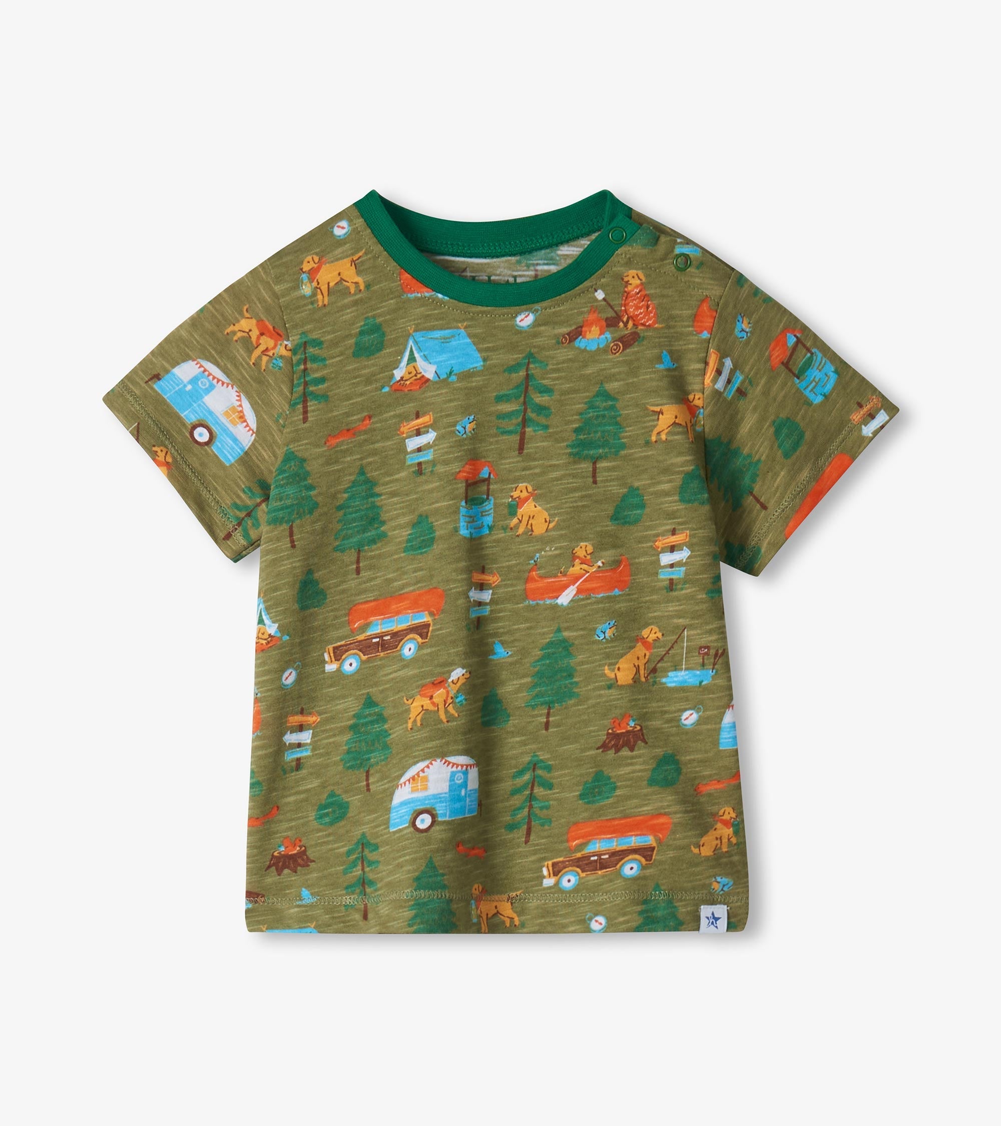 Hatley Baby & Toddler Boys Summer Camping T-Shirt & Shorts Set