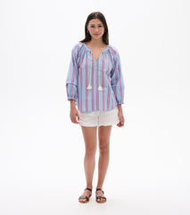 Hatley Naomi Blouse - Chambray Rainbow