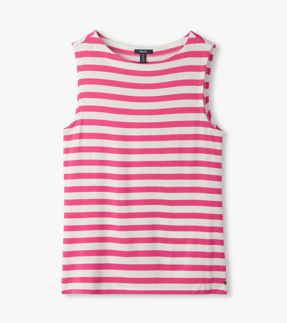 Hatley Everyday Tank - Carmine Rose Stripes