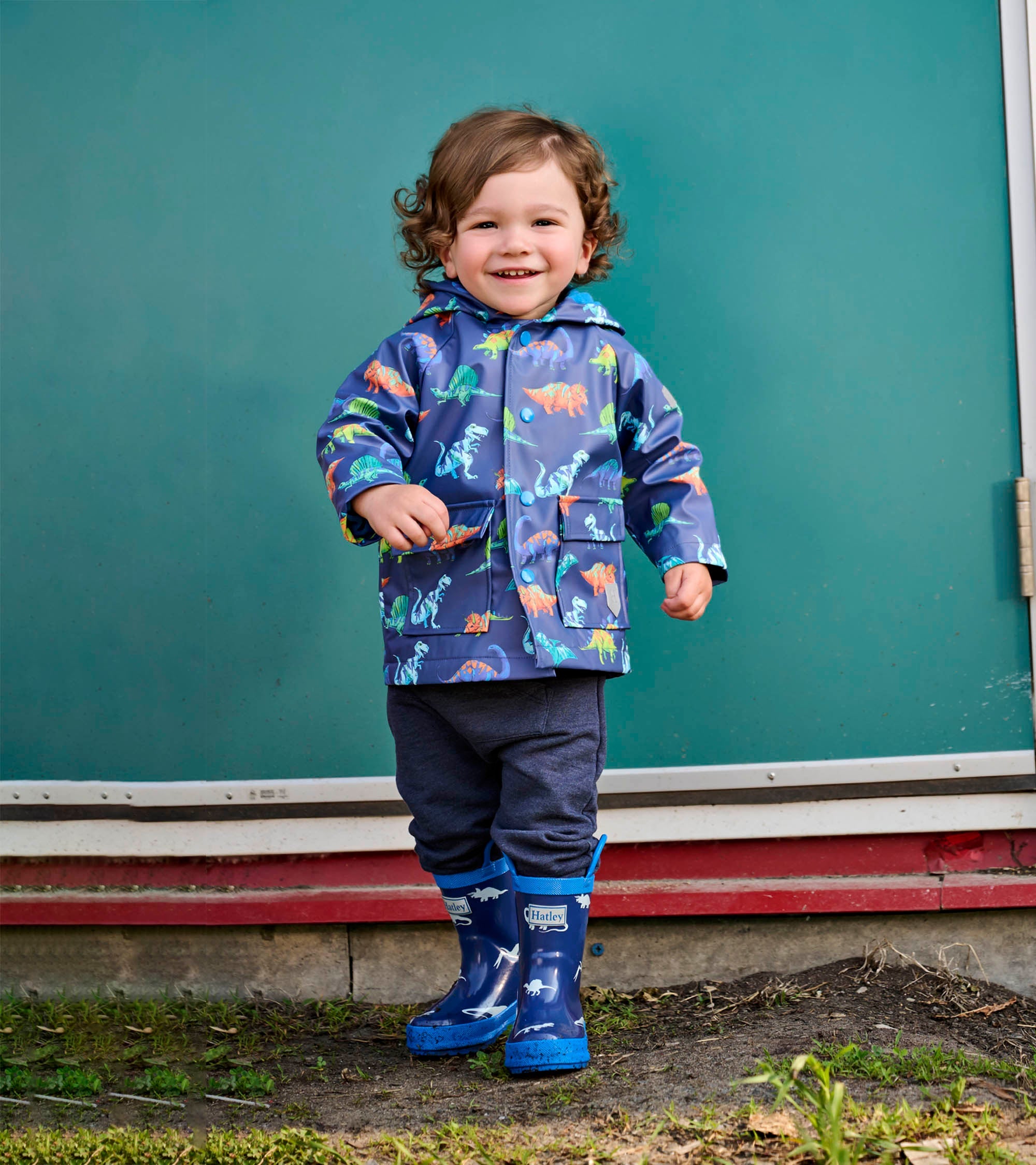 Hatley Baby & Toddler Boys Little Dinos Rain Boots