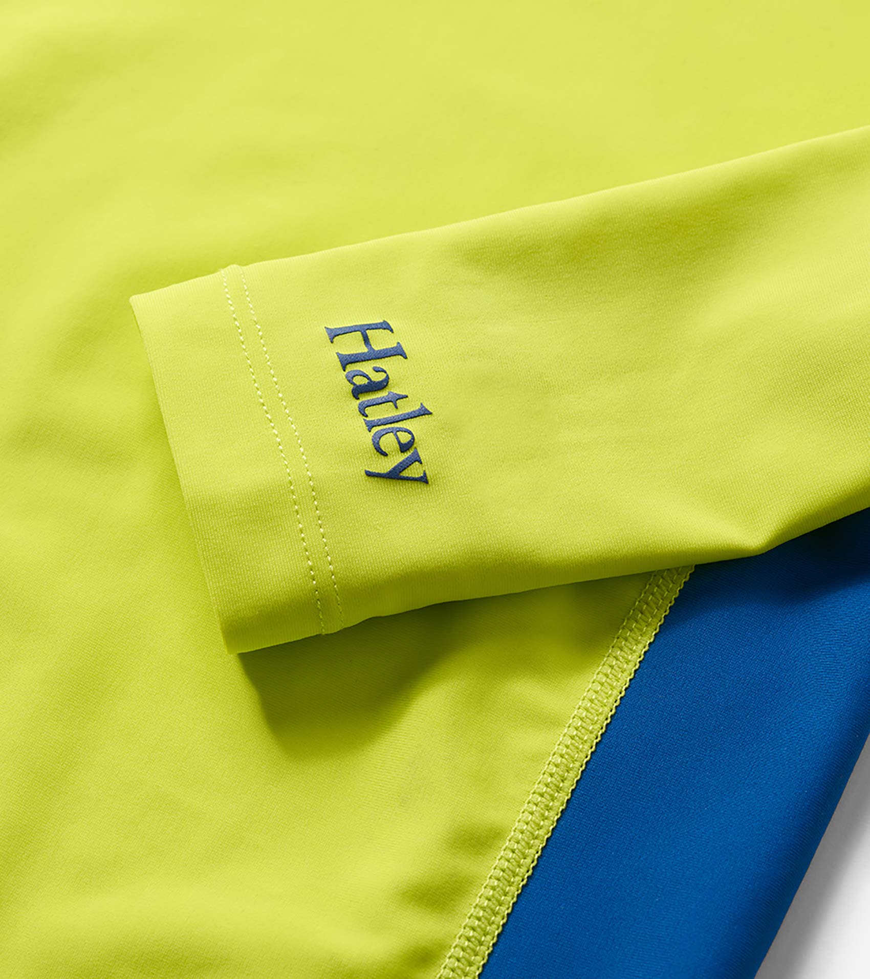 Hatley Boys Lime & Blue Colorblock Long Sleeve Rashguard