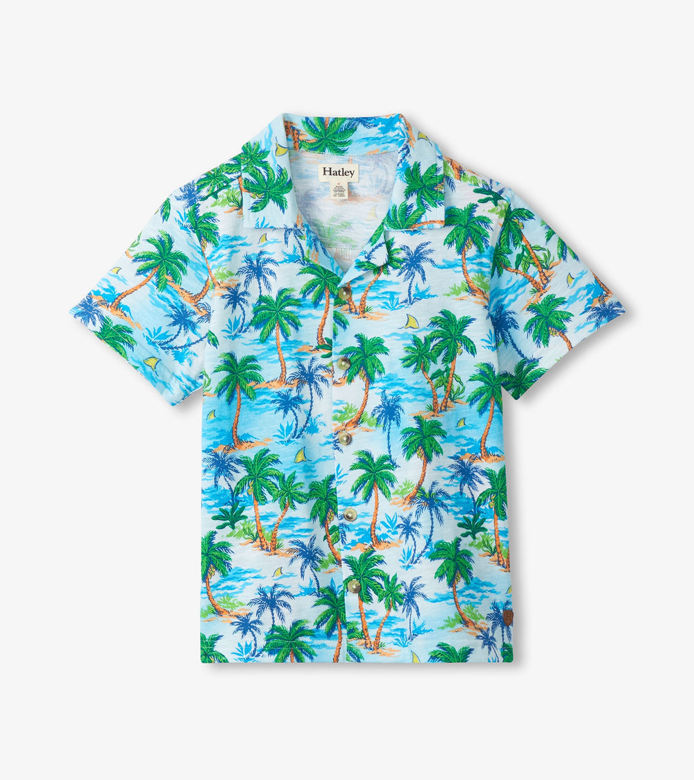 Hatley Boys Deserted Island Jersey Button Down