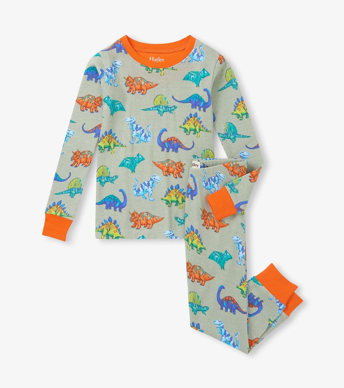 Hatley Boys Dino Party Cotton Pajama Set