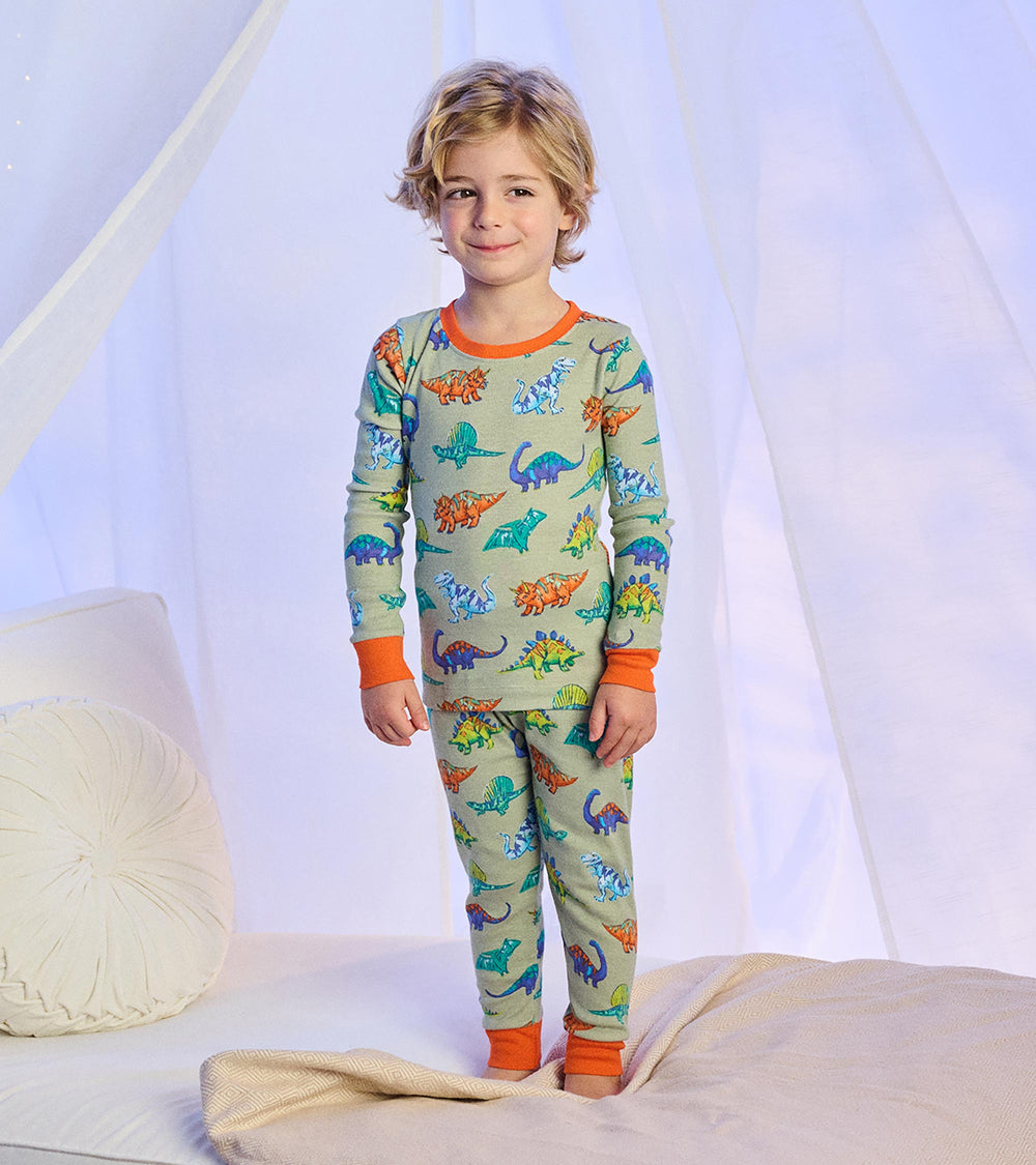 Hatley Boys Dino Party Cotton Pajama Set