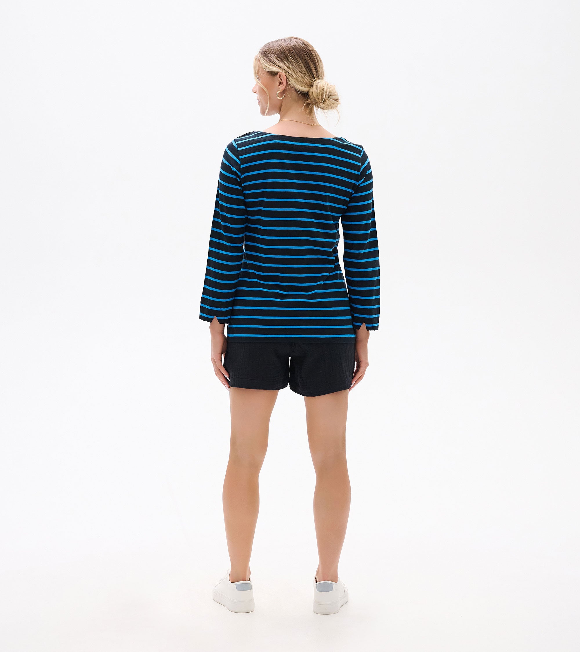 Hatley Button Bretton - French Blue Stripes