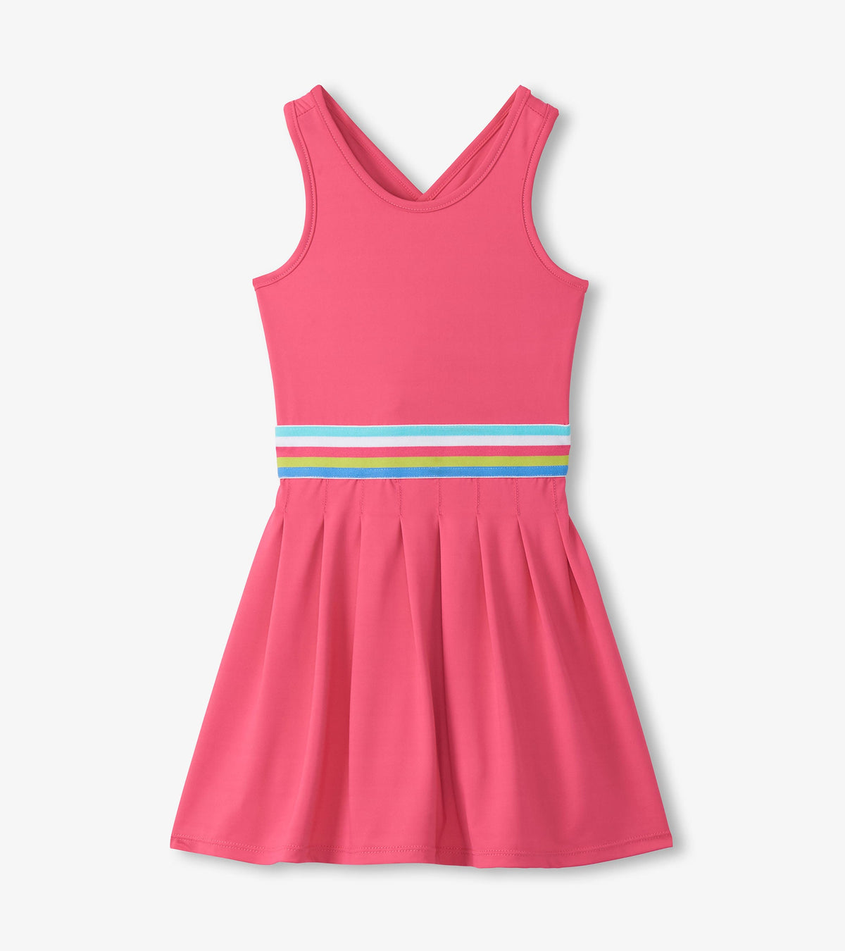 Hatley Girls Fandango Pink Pleated Active Dress