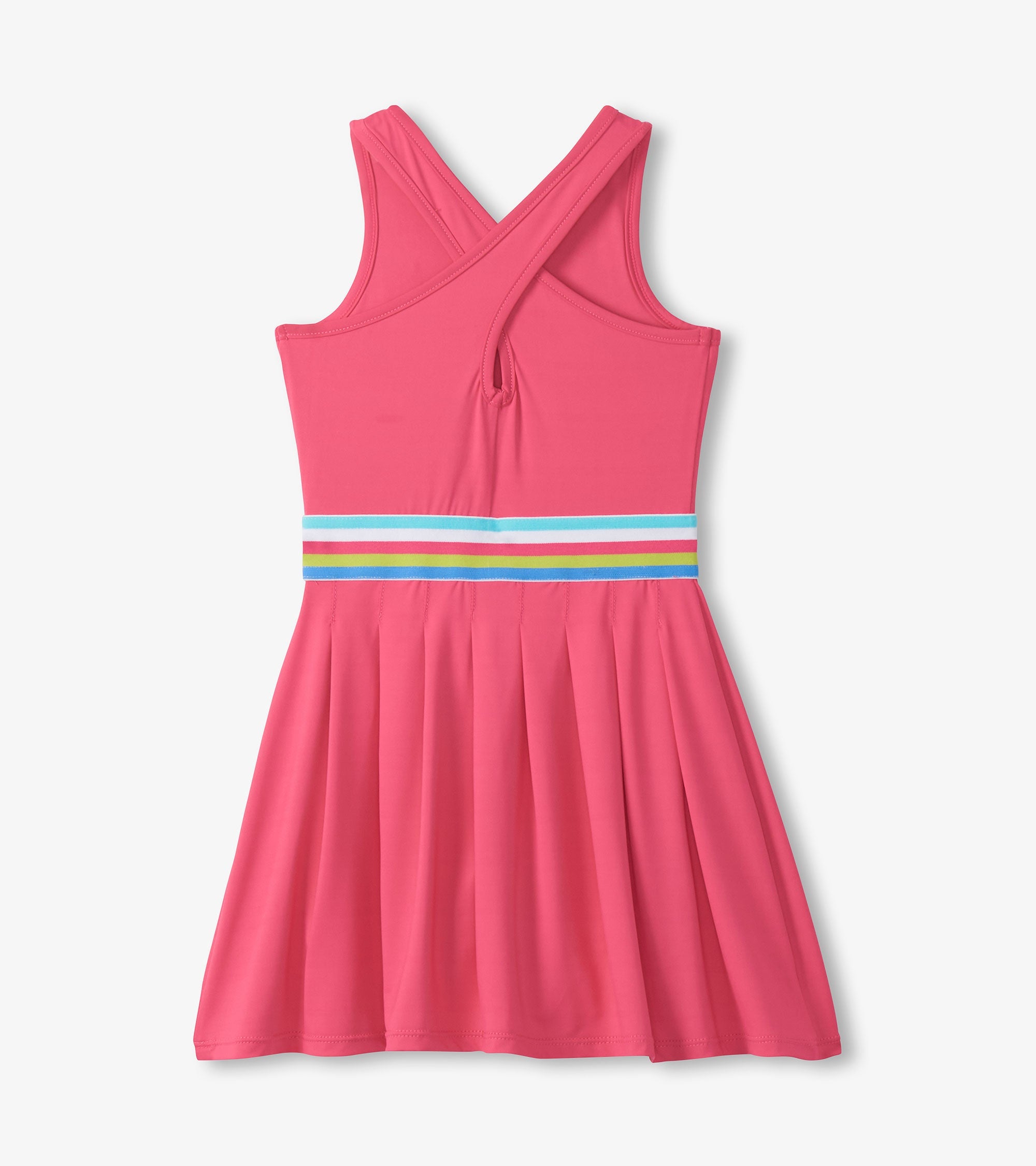 Hatley Girls Fandango Pink Pleated Active Dress