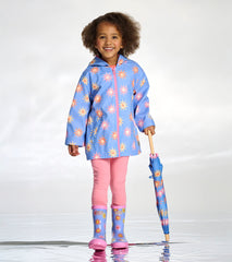 Hatley Girls Faded Suns Shiny Rain Boots