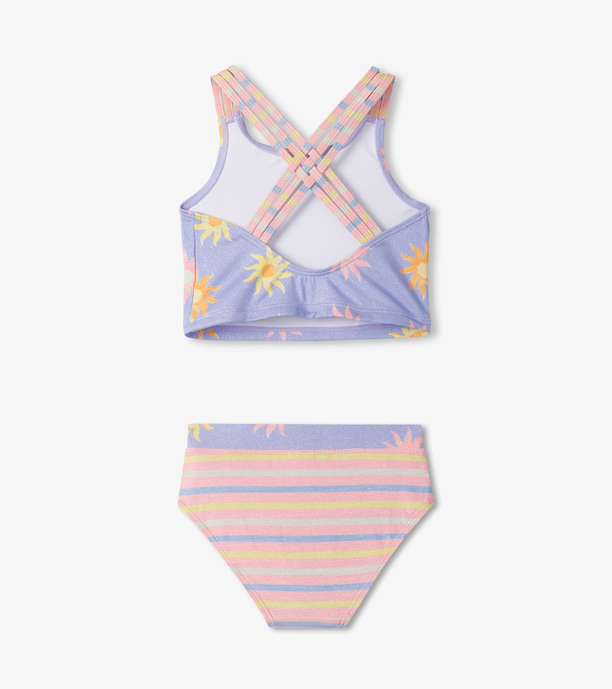 Hatley Girls Lavender Sunshine Two-Piece Swimsuit