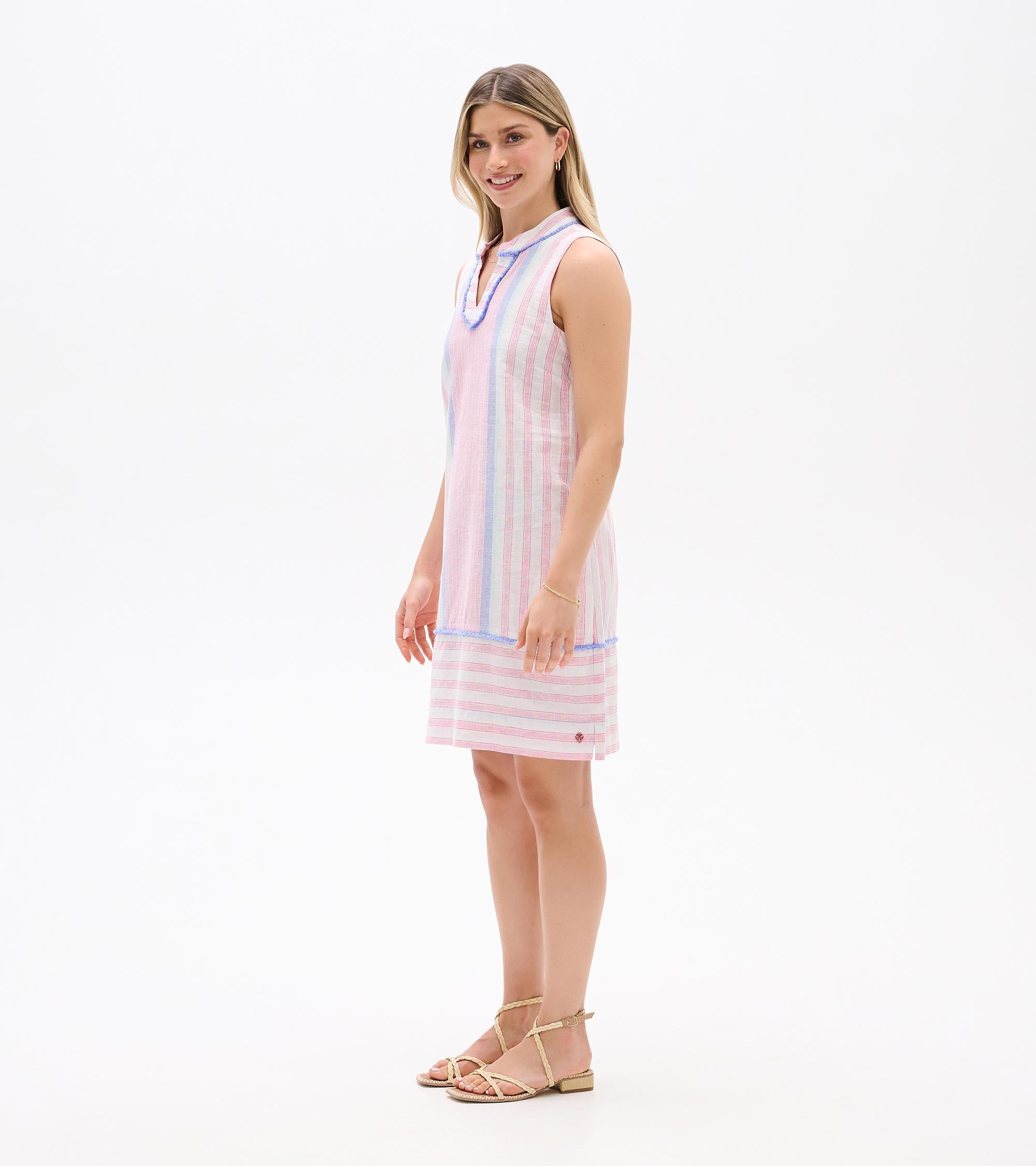 Hatley Marin Dress - Gradient Pink Stripes