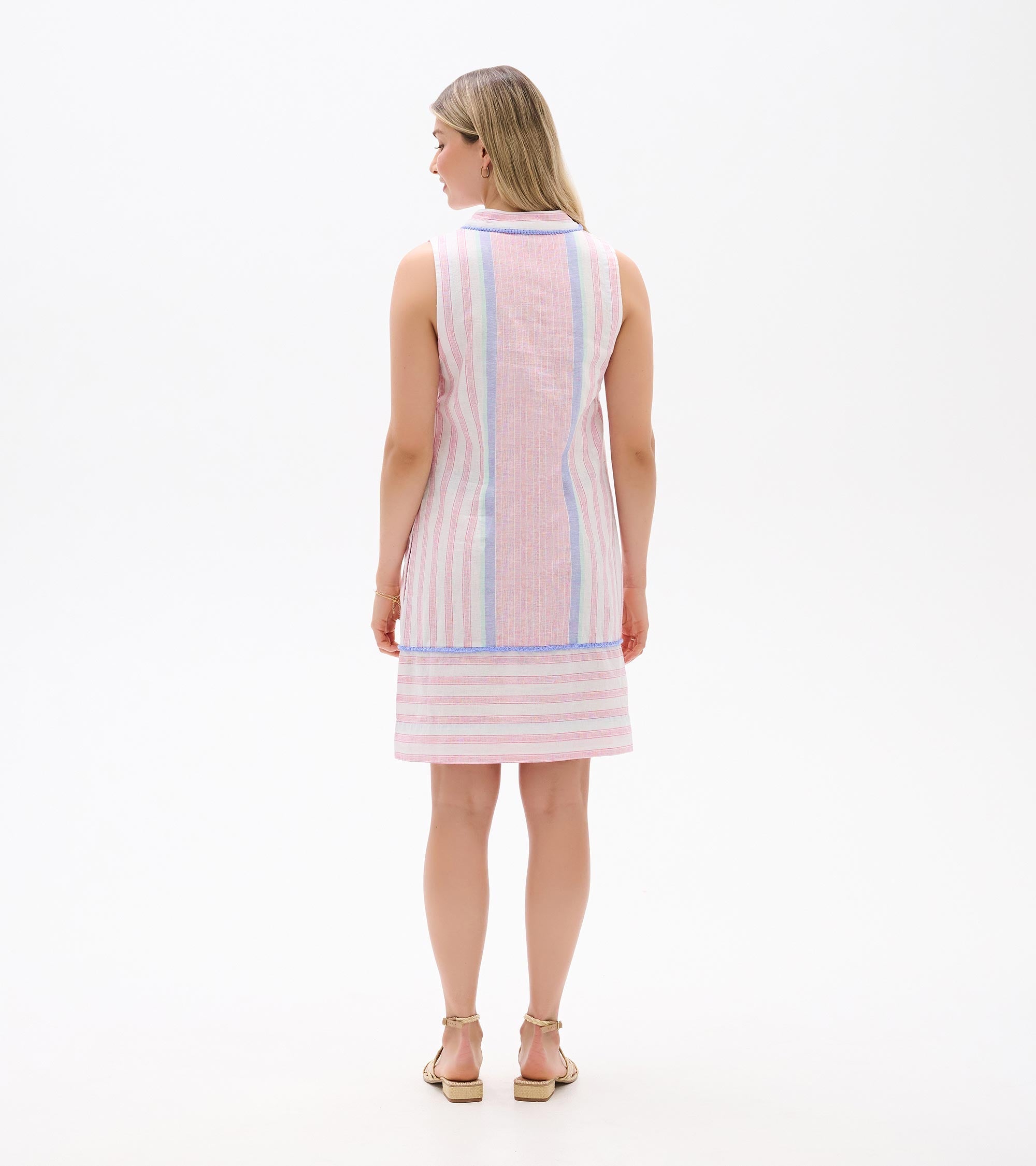 Hatley Marin Dress - Gradient Pink Stripes