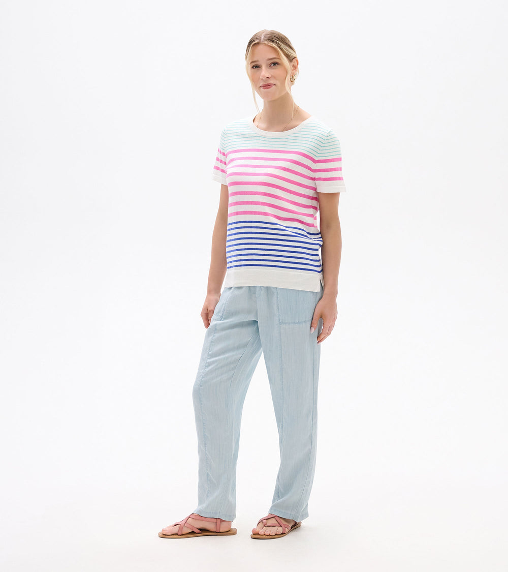 Hatley Simone Knit Tee - Summer Stripes