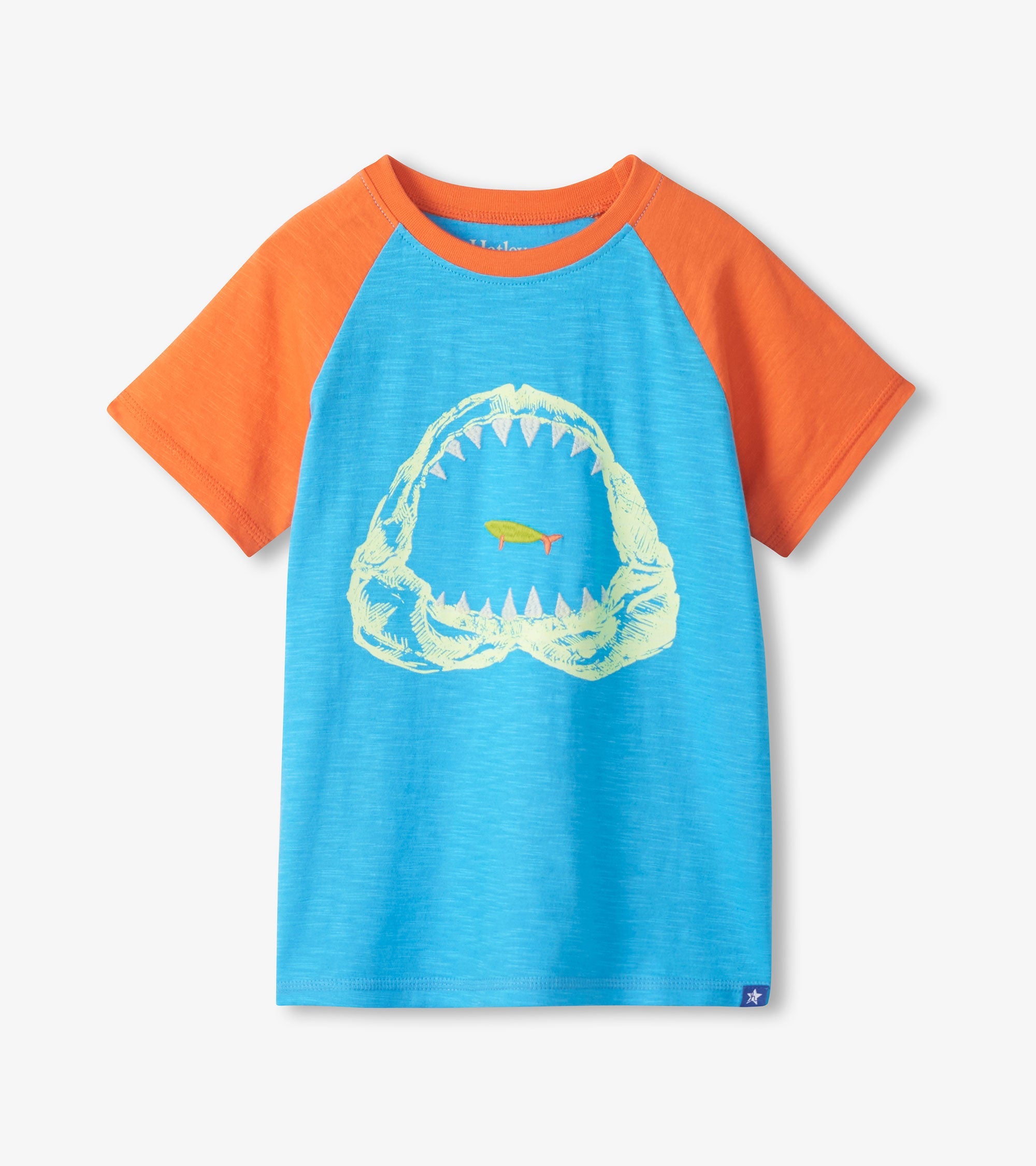 Hatley Boys Shark Raglan T-Shirt