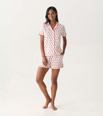Hatley Women's Bunches of Hearts Short Pajama Set