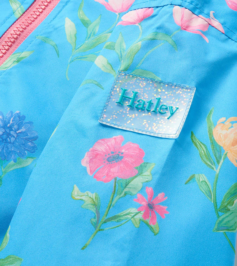 Hatley Girls Hyper Real Floral A-Line Swing Jacket