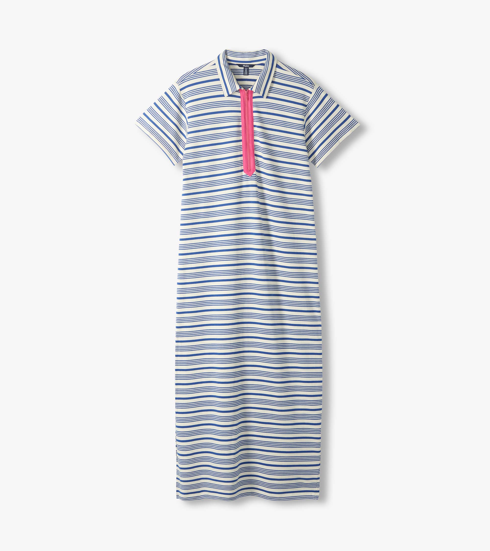 Hatley Contrast Zip Maxi Dress - Limoges Stripes