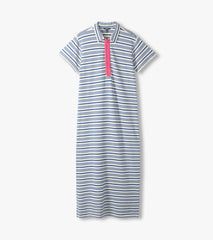 Hatley Contrast Zip Maxi Dress - Limoges Stripes