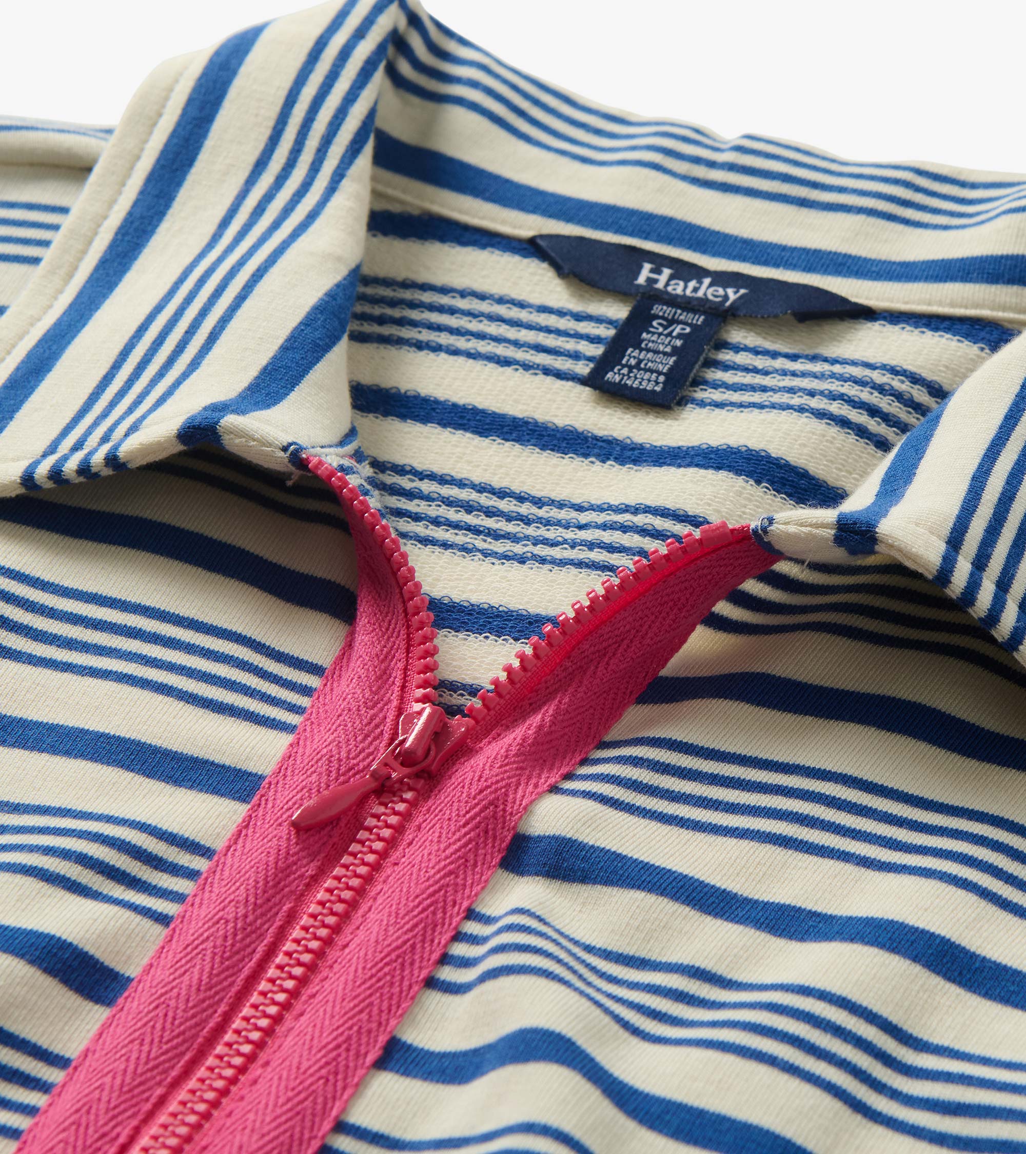 Hatley Contrast Zip Maxi Dress - Limoges Stripes