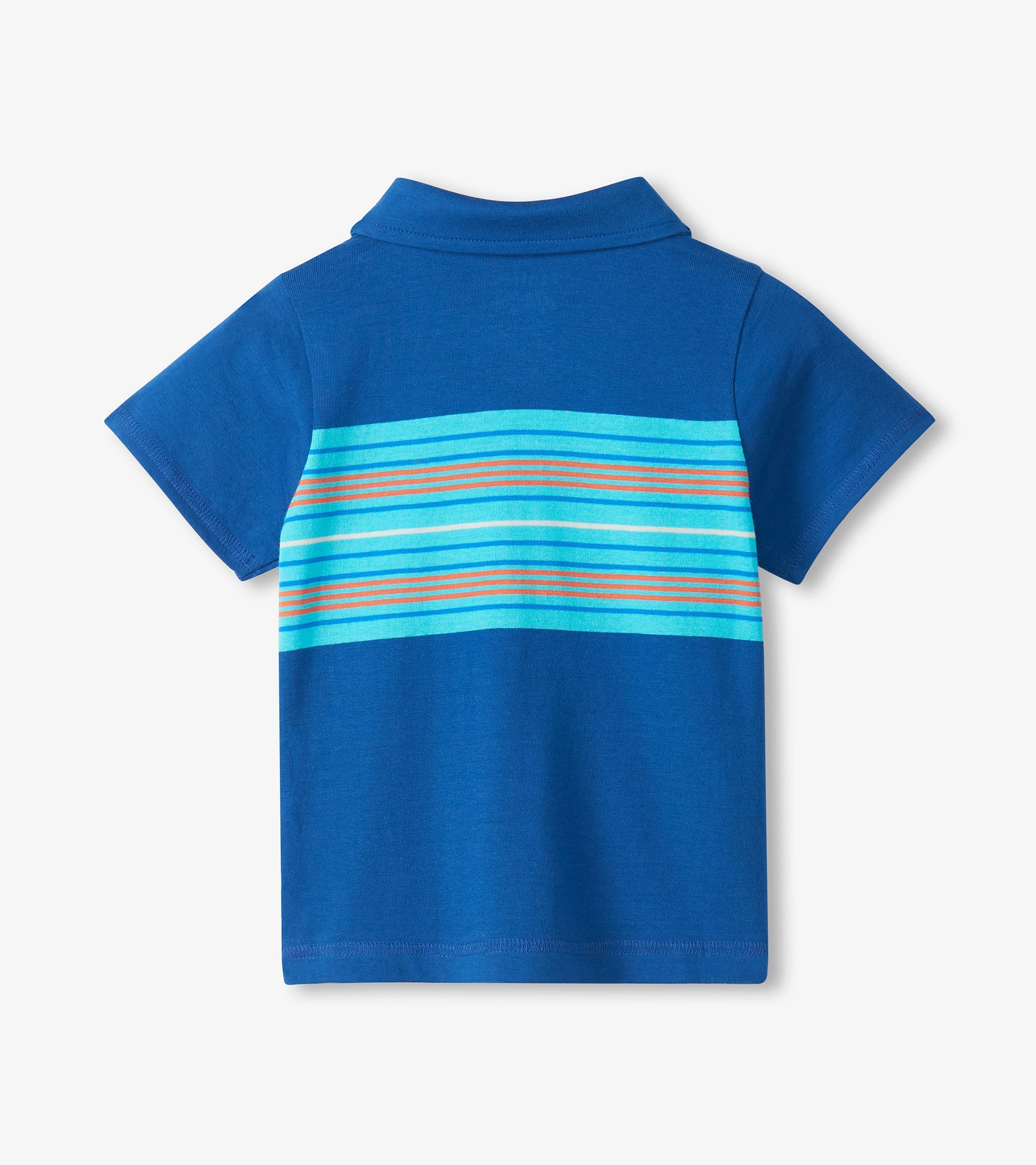 Hatley Baby & Toddler Boys Limoges Stripes Peached Jersey Polo T-Shirt