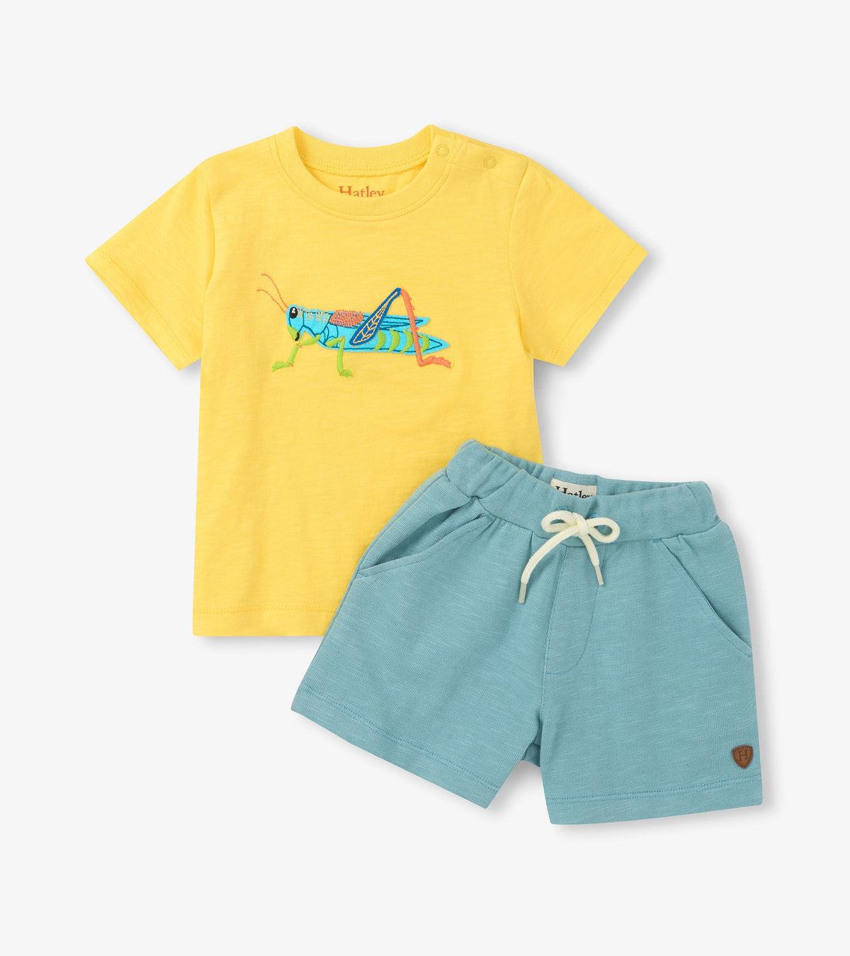 Hatley Baby & Toddler Boys Grasshopper T-Shirt & Shorts Set