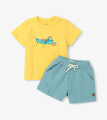 Hatley Baby & Toddler Boys Grasshopper T-Shirt & Shorts Set