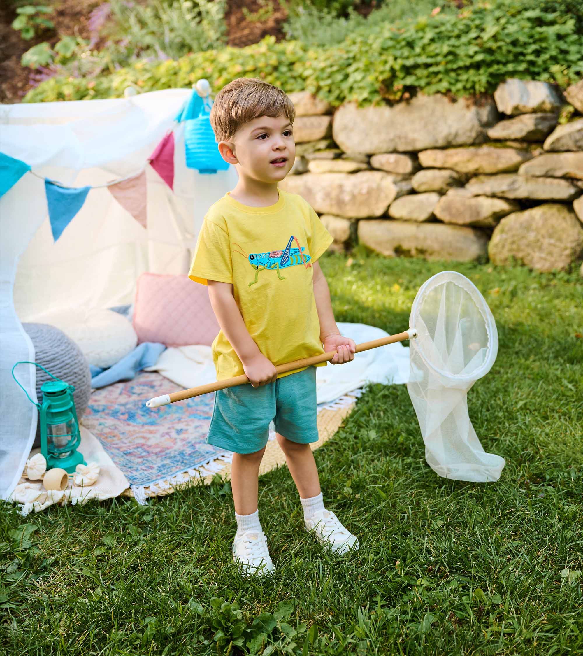 Hatley Baby & Toddler Boys Grasshopper T-Shirt & Shorts Set