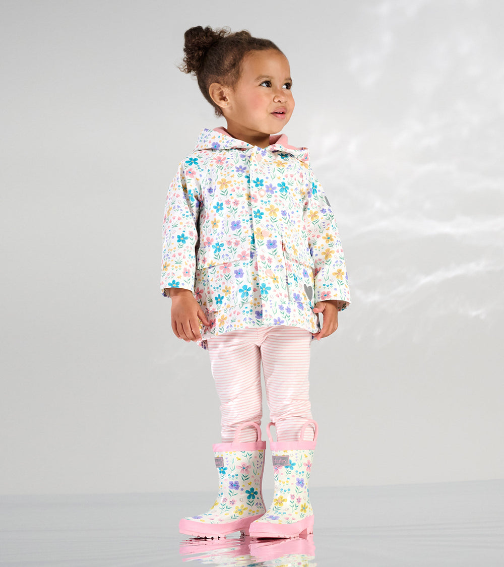 Hatley Baby & Toddler Girls Little Garden Chicks Button-Up Rain Jacket