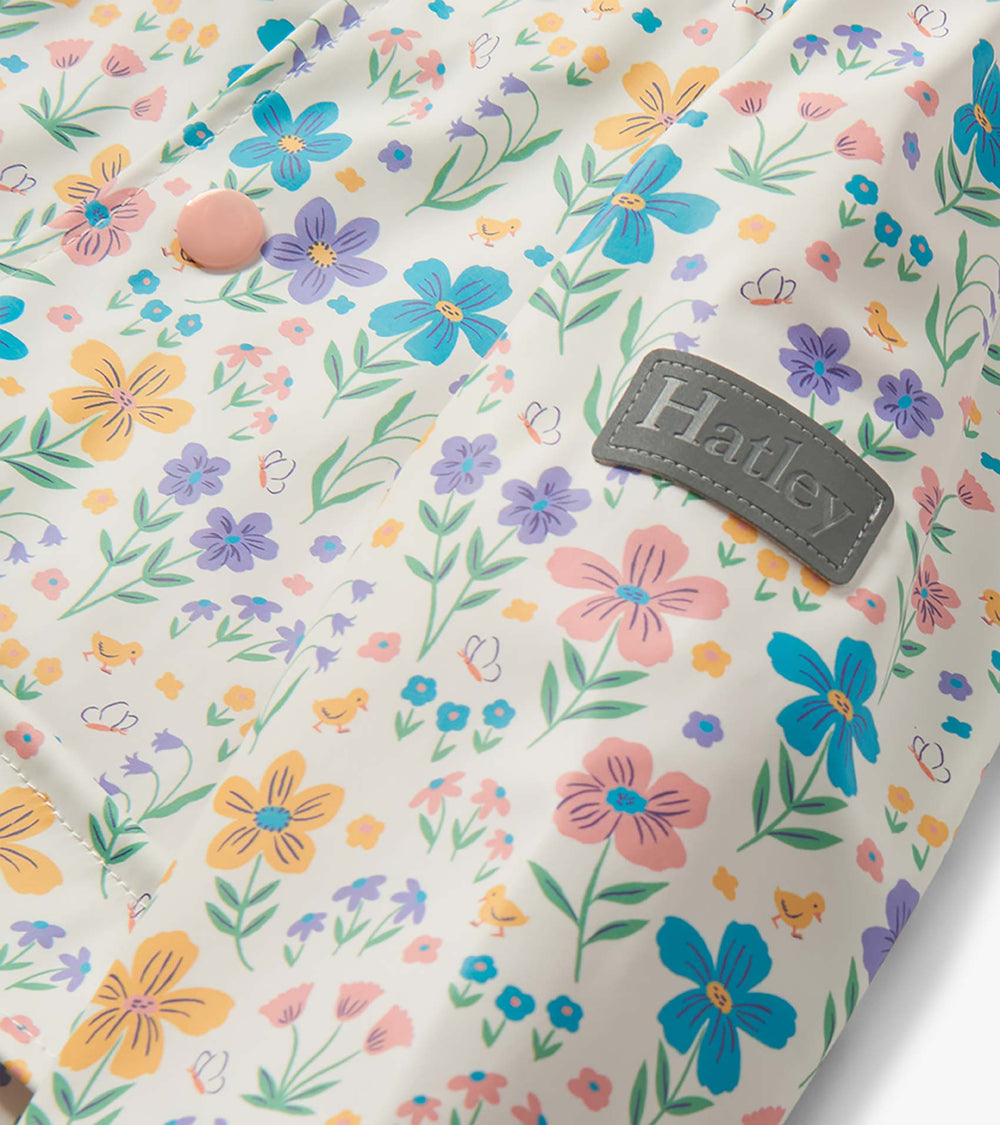 Hatley Baby & Toddler Girls Little Garden Chicks Button-Up Rain Jacket