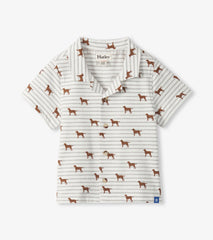 Hatley Baby & Toddler Boys Little Pups Jersey Button Down