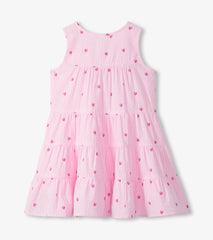 Hatley Girls Gingham Berries Tiered Dress