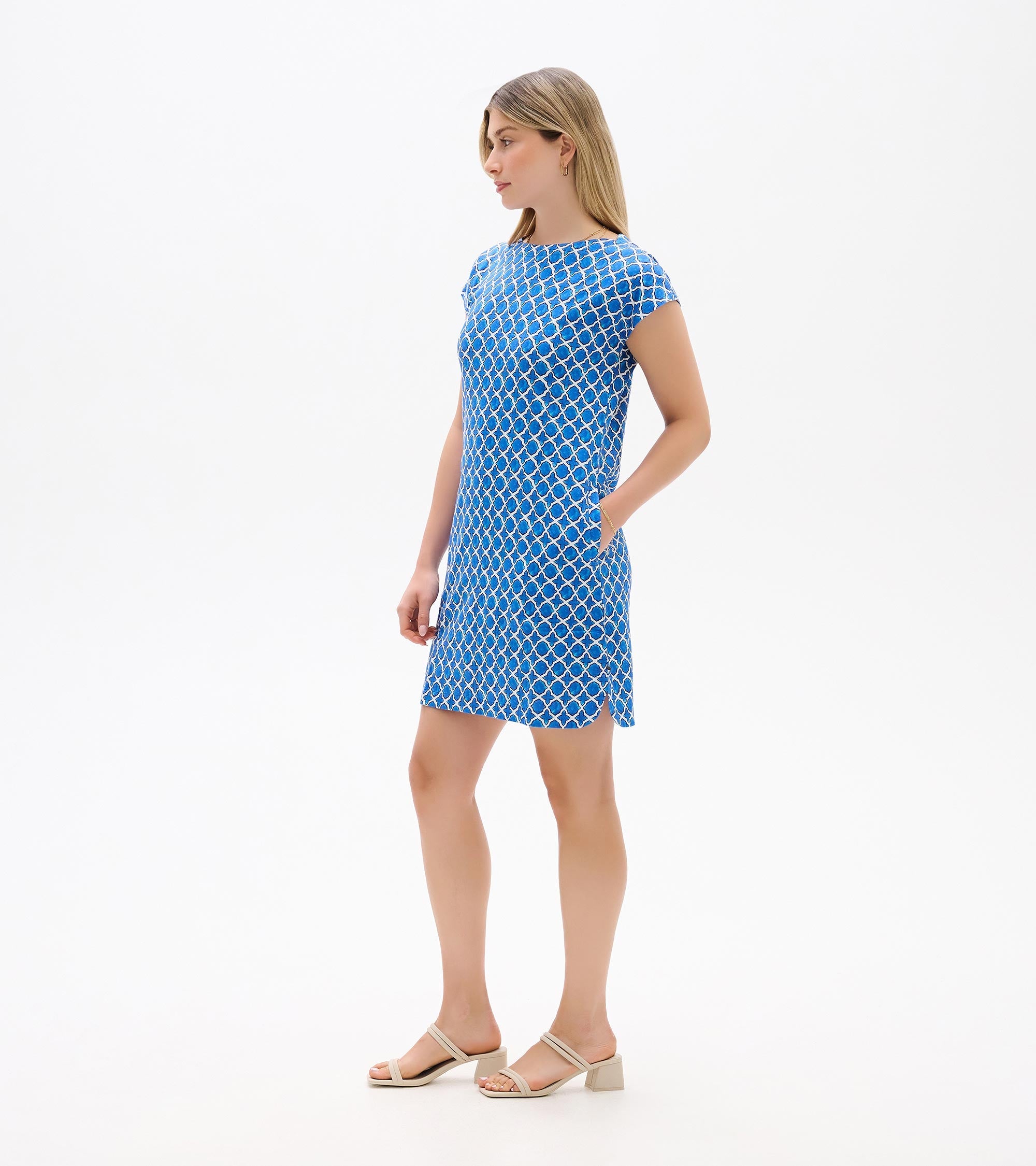 Hatley Capri Dress - French Blue Medallion