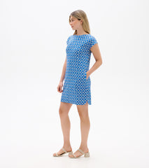 Hatley Capri Dress - French Blue Medallion