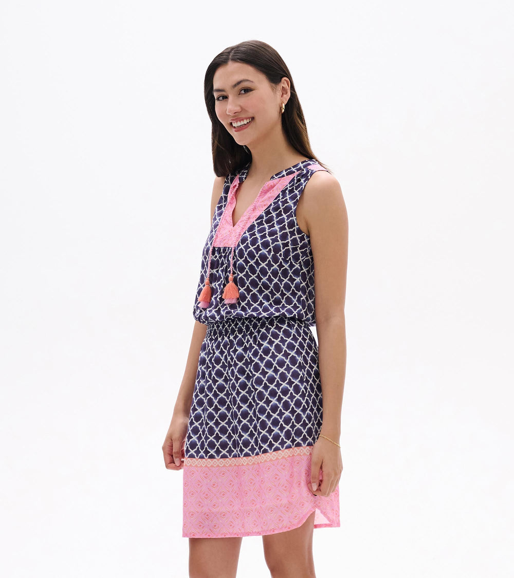 Hatley Chloe Dress - Navy Medalion