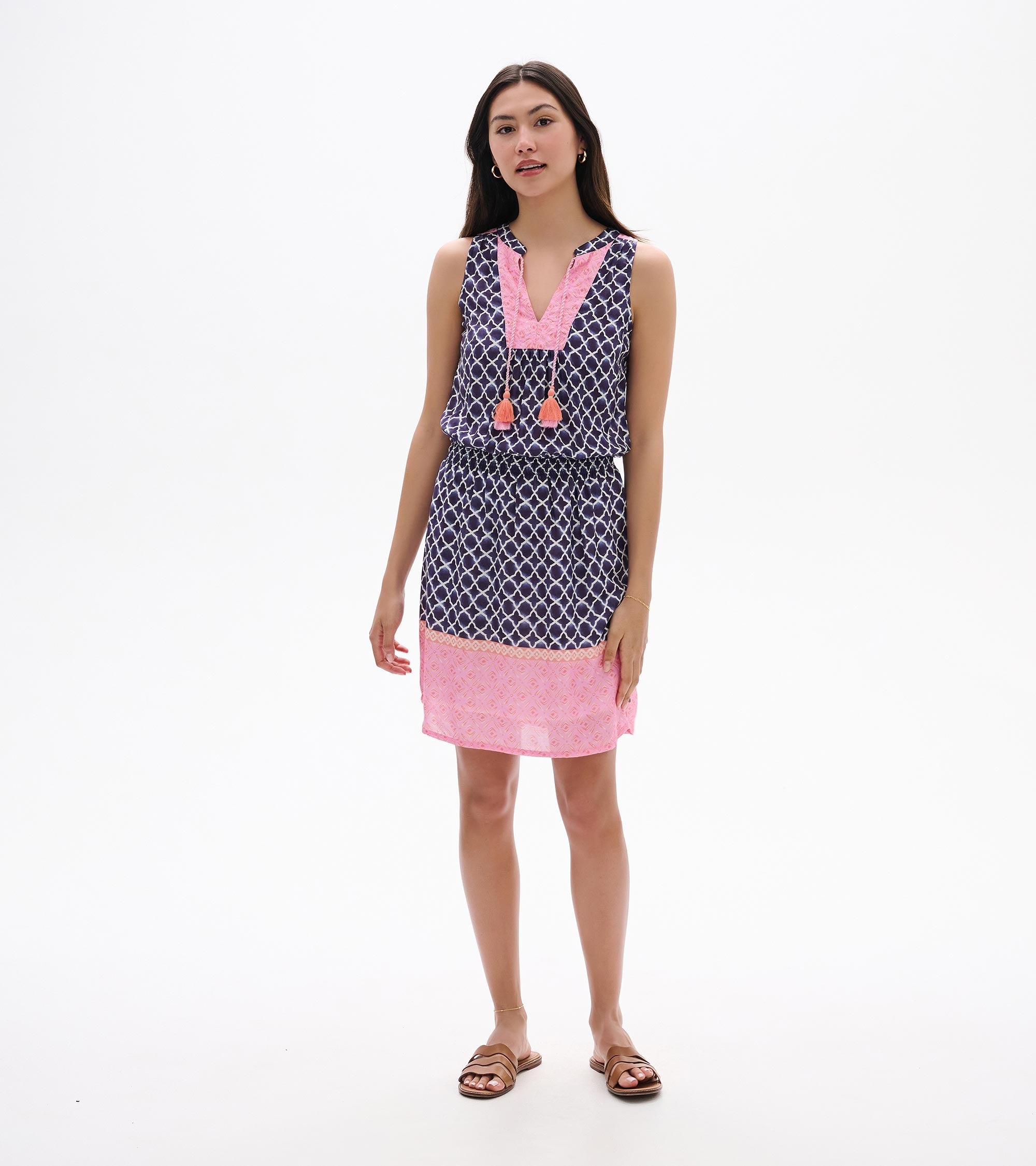 Hatley Chloe Dress - Navy Medalion