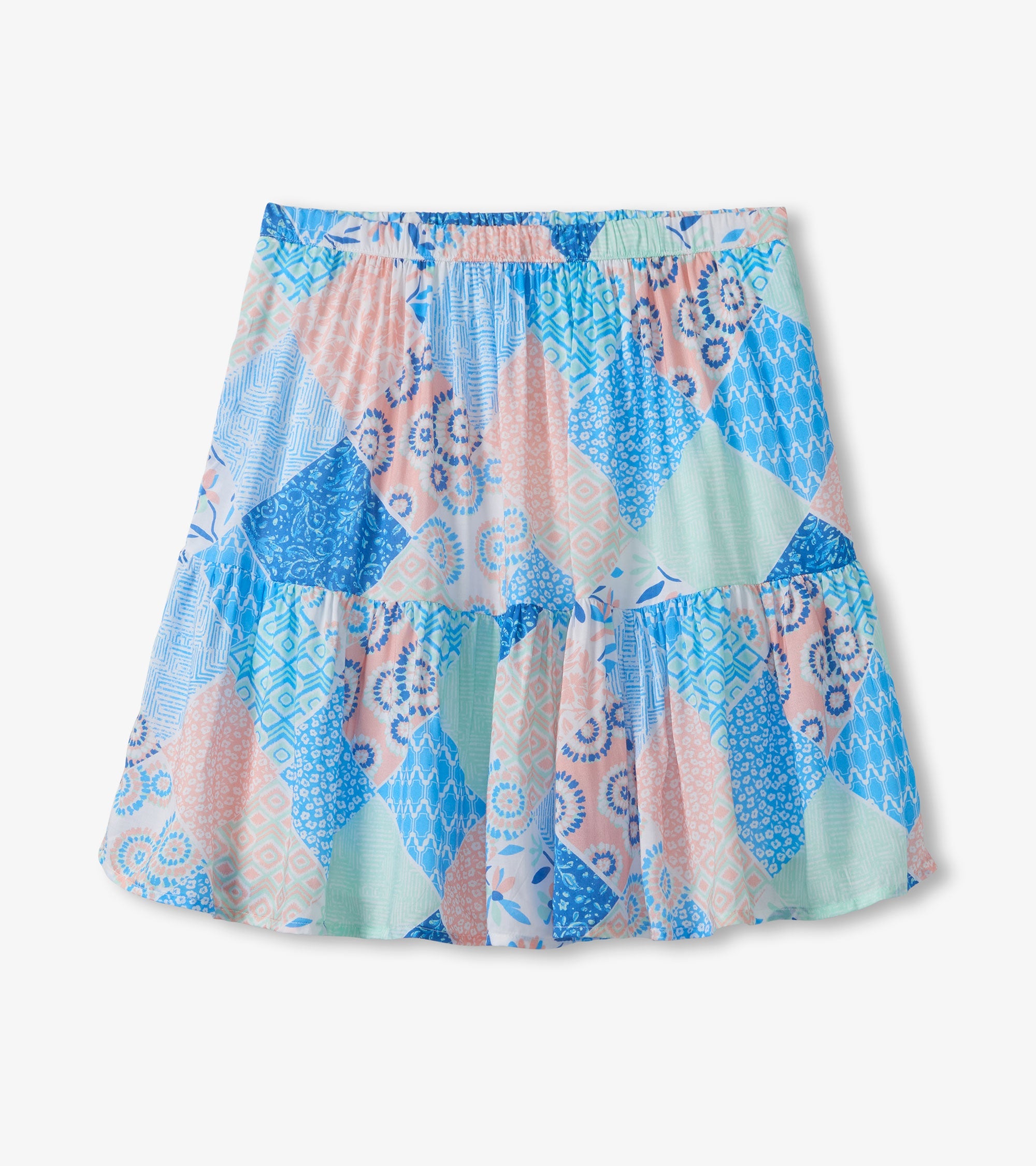 Hatley Flounce Skirt - Mix-Matched Patchwork