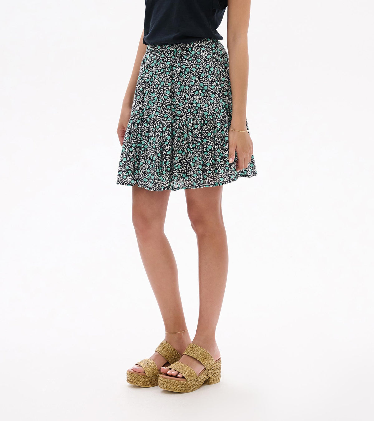Hatley Flounce Skirt - Mini Vines