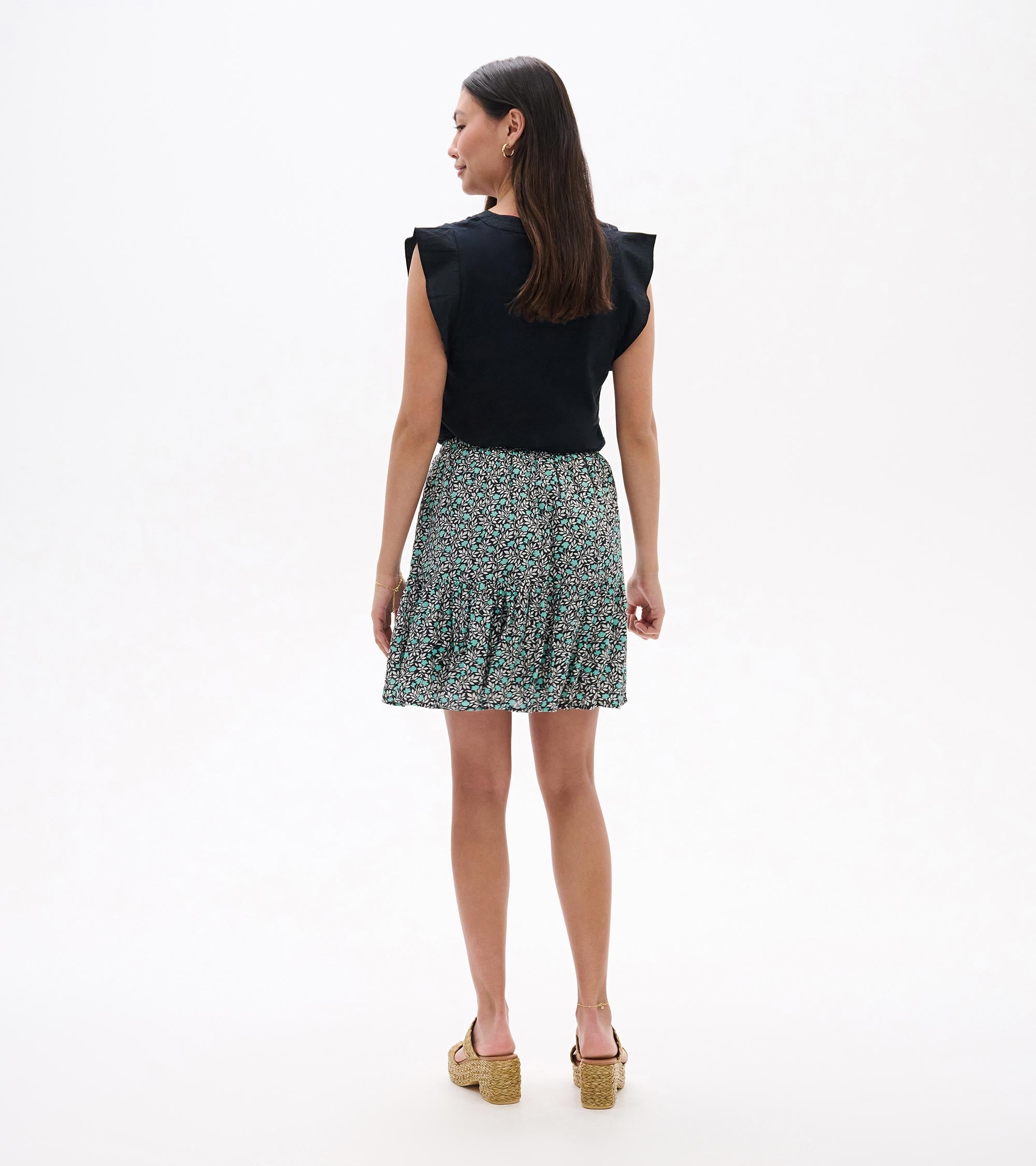 Hatley Flounce Skirt - Mini Vines